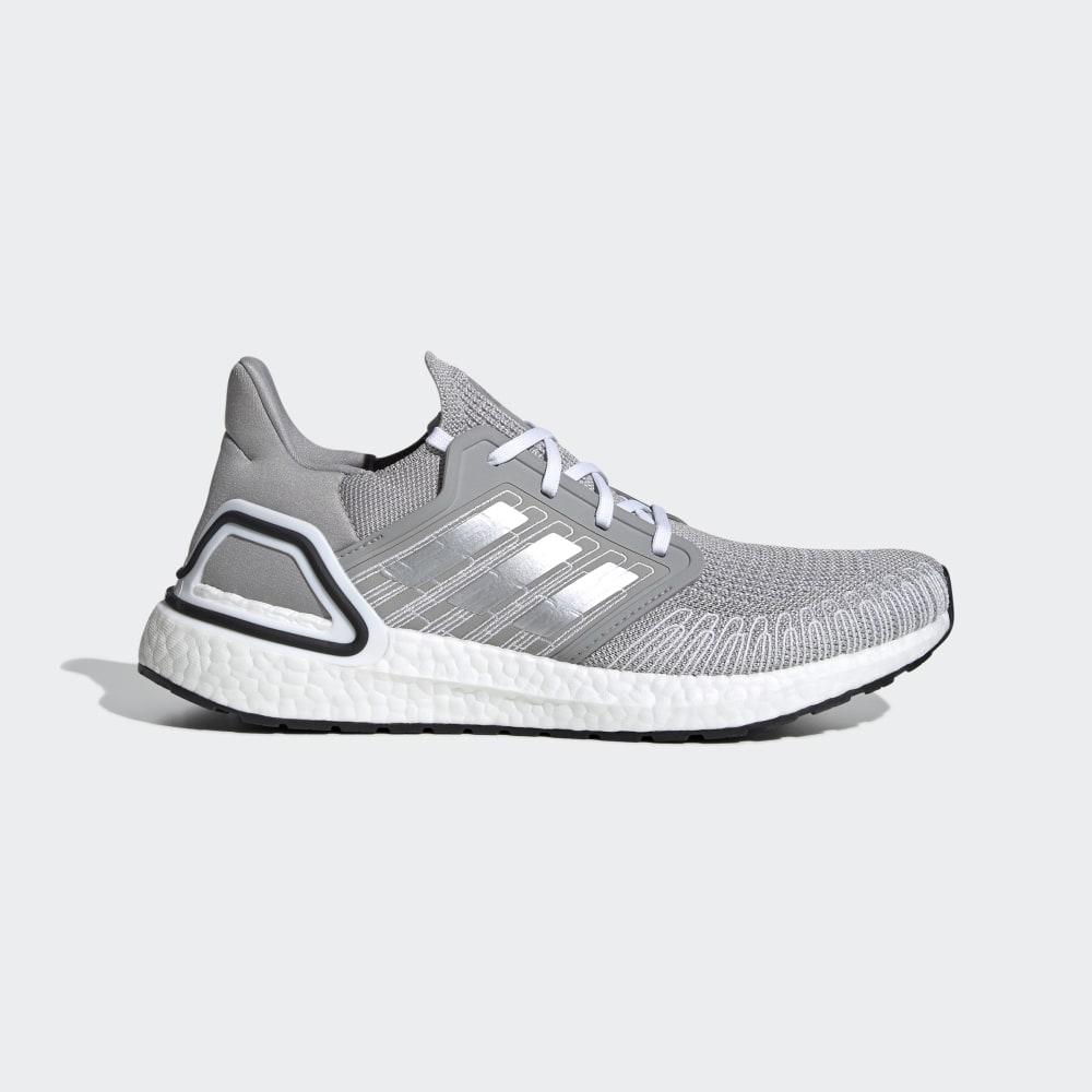 Adidasi Alergare Adidas Ultraboost 20 Barbati Romania - Gri/Argintii Metal FW8964
